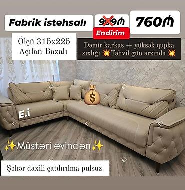 divan satilir: Угловой диван, Новый — 1