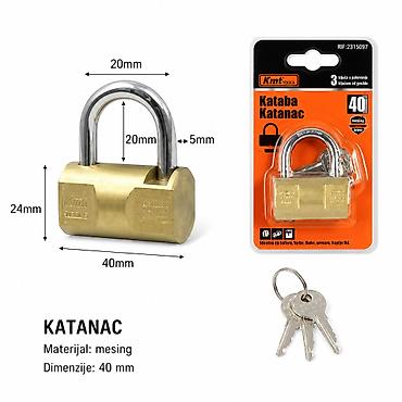 KMT Brava za čekić 2315097 Opis: Katanac od mesinga, praktičan za na lalafo.rs KMT Brava za čekić 2315097 Opis: Katanac od mesinga, praktičan za