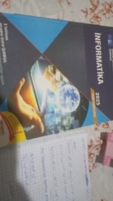 бу гитара: Məhsul: “İnformatika 2025 – Test Toplusu” kitabı 🔴kitab heç açılmayıb — 1