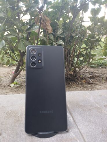 samsung s5611 купить: Samsung Galaxy A52, 256 GB, rəng - Qara, Düyməli, Barmaq izi, Face ID