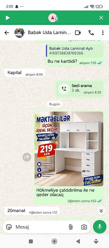 офисная мебель в баку: Şagirdlər üçün funksional yazı masası - Rəng: ağ - Geniş və rahat iş — 2