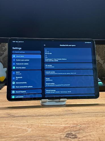 Планшеты: Планшет, Xiaomi, память 256 ГБ, 11" - 12", Wi-Fi, Б/у, Классический цвет - Серый — 6