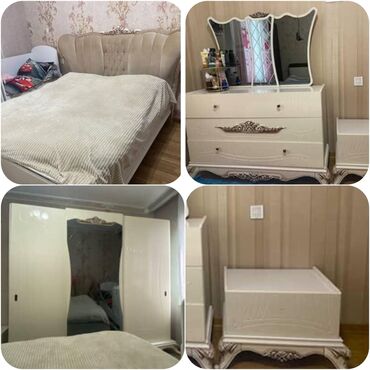 Asılqanlar: 2 təknəfərlik çarpayı, Dolab, Termo, 2 tumba, İşlənmiş