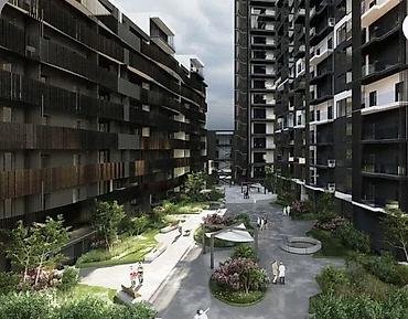 mansara: 2 комнаты, 64 м², Элитка, 8 этаж, ПСО (под самоотделку) — 7