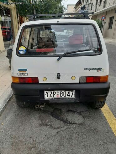 Οχήματα: Fiat Cinquecento: 0.9 l. | 1998 έ. | 150000 km. Χάτσμπακ