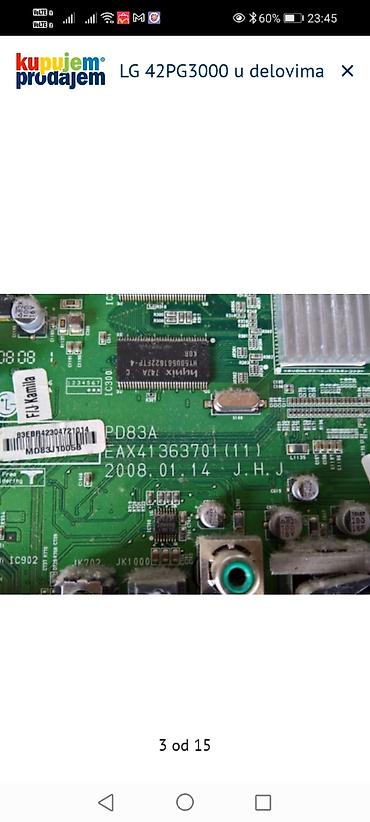 Televizori: LG 42PG3000 – delovi za plazma TV Dostupne ploče i komponente sa — 4