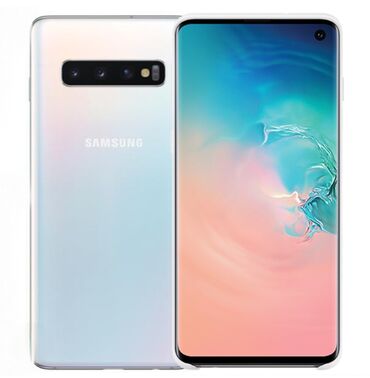 Samsung: Samsung Galaxy S10, Б/у, 128 ГБ, цвет - Белый, 2 SIM