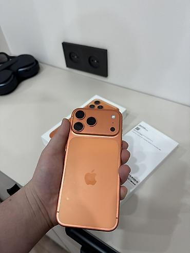 iphone pro max: IPhone 17 Pro Max, Б/у, 1 ТБ, Оранжевый, Коробка, 100 % — 2