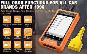 AZ - Diagnostic auto scanners: LAUNCH X431 Creader Elite OBD2 Ford, Lincoln, Mazda Može da — 5