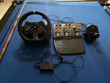 Logitech G29 Driving Force sükan dəsti – tam komplekt Əla Vəziyyətdə