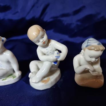 Статуэтки: РЕДКИЕ СТАТУЭТКИ. СССР. ЛФЗ СЧАСТДИВОЕ ДЕТСТВО. - Материал: тонкий — 5