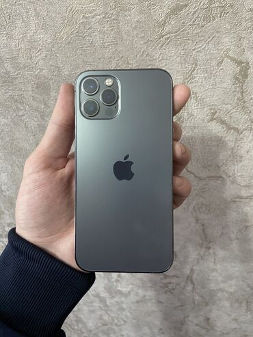 Apple iPhone: IPhone 12 Pro, Б/у, 128 ГБ, Space Gray, Зарядное устройство, Кабель, 95 %