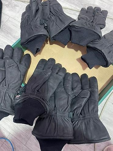 туфли зимние: Зимние утепленные перчатки из черной кожи 4шт перчатки и чомадан сумка — 3