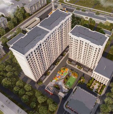 купить квартиру в строящемся доме бишкек: 3 комнаты, 124 м², Элитка, 9 этаж, ПСО (под самоотделку)