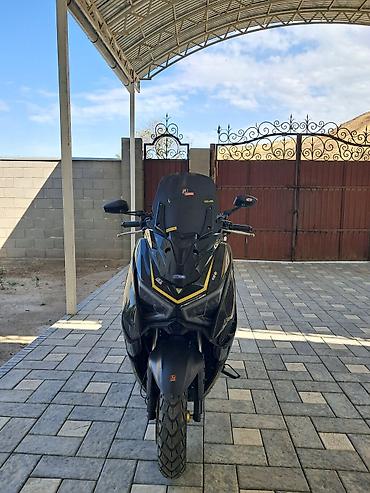 картинг электро: Скутер SYCMC 200 (SYC-48CC обозначение модели на пластике), черный с — 3