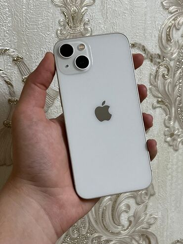 ayfon 13 işlənmiş: IPhone 13, 128 GB, Starlight, Simsiz şarj, Face ID