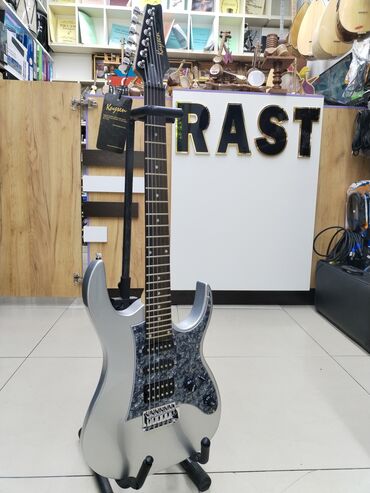 klassik gitar: Elektron gitara, 6 sim, Yeni, Ünvandan götürmə