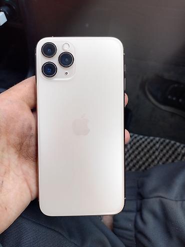 Apple iPhone: IPhone 11 Pro, Б/у, 64 ГБ, Золотой, Чехол, 100 % — 2