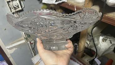 Наборы посуды: Набор винтажного гранёного стекла/хрусталя Состав: - 3 салатницы/вазы — 12