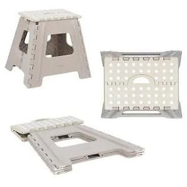 Ostali dečiji nameštaj: Preklopna plastična sklopiva stolica/tabure – HOBBY - Višenamenska — 23