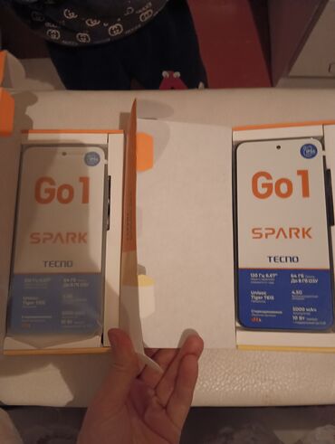 проточный водонагреватель цена: Tecno Spark Go, Жаңы, 64 ГБ, түсү - Кара, 2 SIM