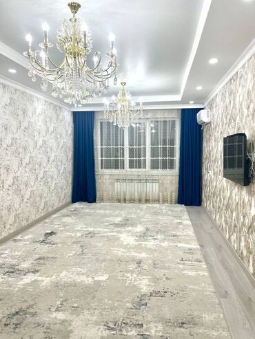 квартира интергельпо: 2 бөлмө, 70 кв. м, 108-серия, 5 кабат, Евроремонт
