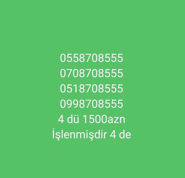 telefon aksesuarlari satisi: Nömrə: ( 051 ) ( 8708555 ), İşlənmiş