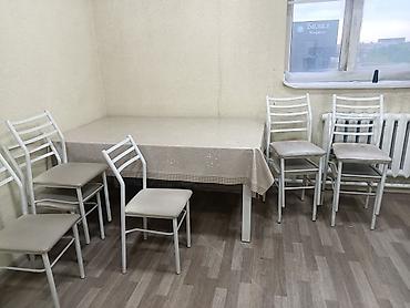 стол кухонный белый: Прямоугольный стол - Стол: прямоугольный, на 4 прямых опорах, белый — 2