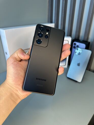 samsung galaxy s10 plus цена: Samsung Galaxy S21 Ultra 5G, Колдонулган, 128 ГБ, түсү - Кара, 2 SIM