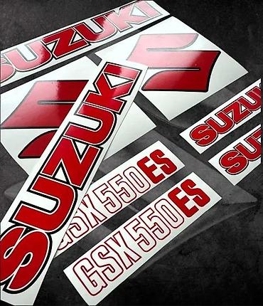 Delovi za motocikle: STIKERI - Suzuki GSX 550 ES Nalepnice komplet - 2339 📌 Opis — 3