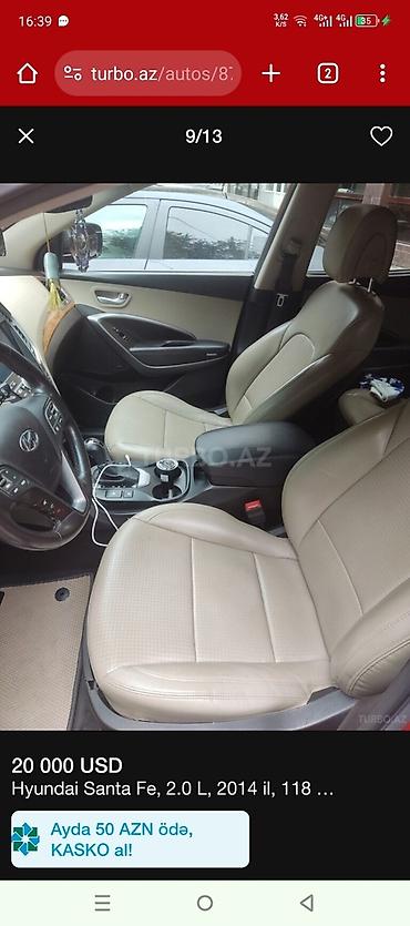 az turbo: Hyundai Santa Fe: 1.9 l | 2014 il Ofrouder/SUV — 8