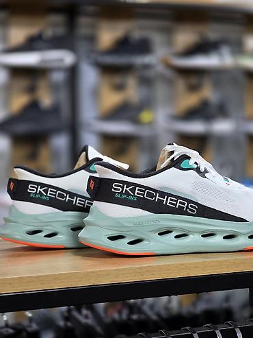 для пяток: Мужские кроссовки, 43, 42, 44, Skechers, Новый, цвет - Белый, Самовывоз — 4