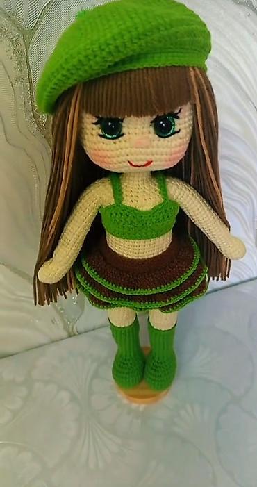 uzun don: Əl işi toxunma oyuncaqlar – amigurumi kuklalar - Material: yüksək — 6