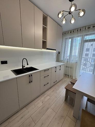 3 комнаты, 90 м², Пишпек 14 этаж, Свежий ремонт