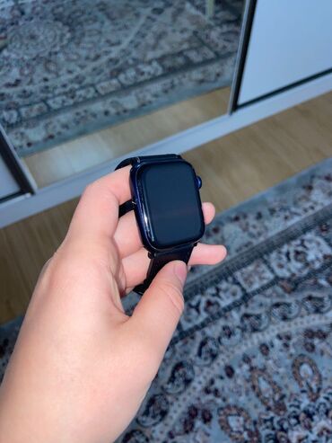 apple watch 4 44 купить: Apple Watch 6 series (оригинал) • Blue • 44 mm • акб- 99% Зарядка