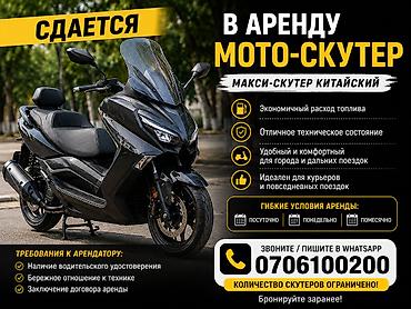 белый скутер: Сдаю Макси-скутер, Долгосрочно — 1