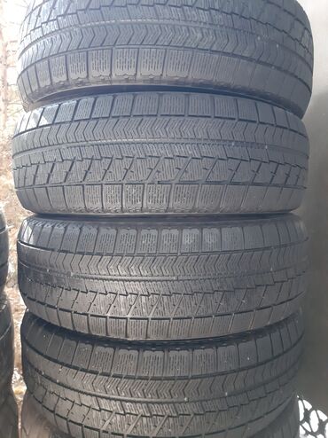 Шины: Шины 195 / 65 / R 15, Зима, Б/у, Комплект, Япония, Bridgestone