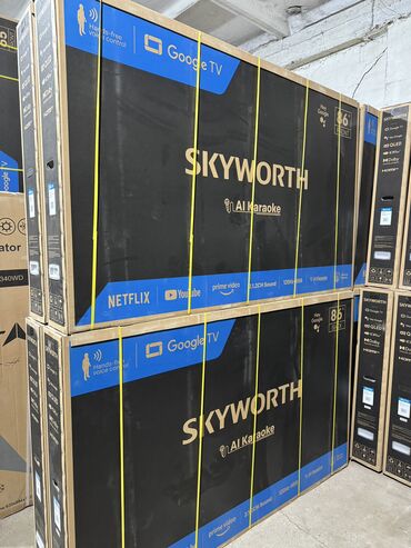 Телевизоры: Телевизор skyworth 86Q75G Mini LED с матовым экраном телевизоры