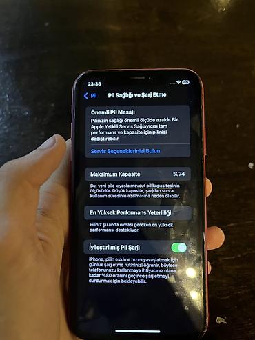 barter ayfon: IPhone Xr, Qırmızı, Qırıq, Face ID — 6