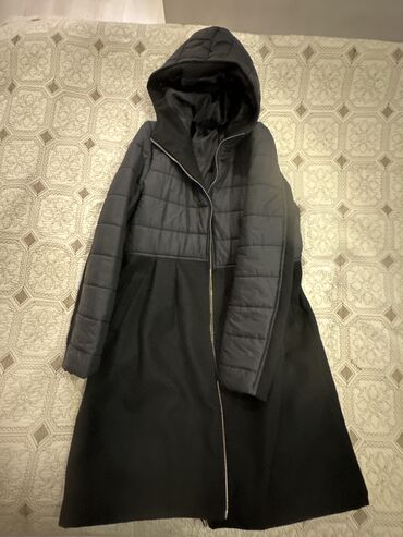 мужские пиджак: Плащ M (EU 38), L (EU 40), цвет - Черный