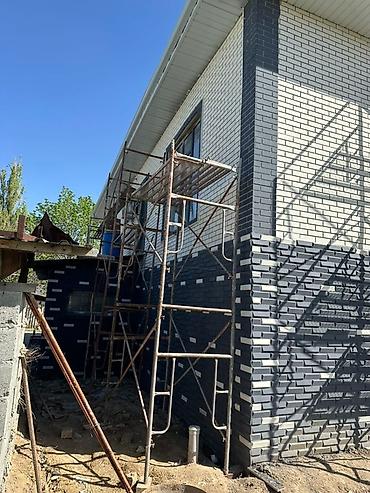 Фиброцементные фасадные панели: Двухэтажный дом с комбинированной отделкой фасада: одна часть — 13