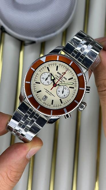 duymələr: Yeni, Qol saatı, Breitling, rəng - Narıncı — 2
