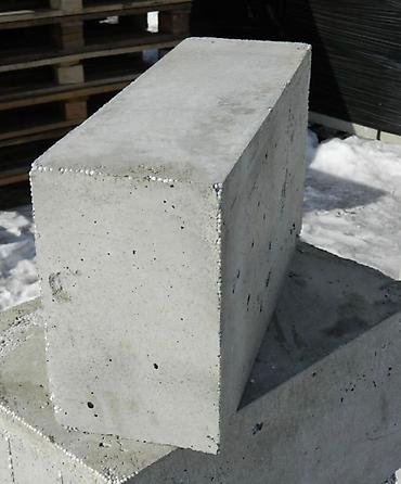 бетонный блок: Полистиролбетонный блок, 600x300x200, D700, Платная доставка, Самовывоз — 2