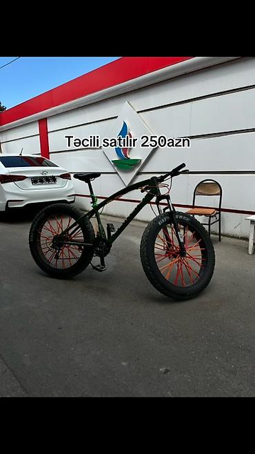 velosiped satilir: Fat Bike tipli dağ velosipedi - Geniş, qalın təkərlər (fat tire) – — 1