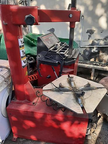 Автосервисное оборудование: Təkər sökmə/quraşdırma aparatı və hava kompressoru dəsti - Avtomobil — 1
