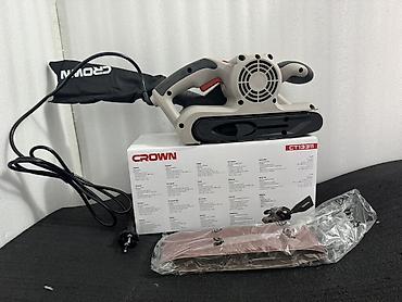 гриндер ленточный: Ленточная шлифмашина CROWN Professional CT13311 - — 4