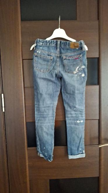 Джинсы и брюки: Uşaq cins şalvarları seti - Model 1: Açıq mavi “distressed” üslublu — 1