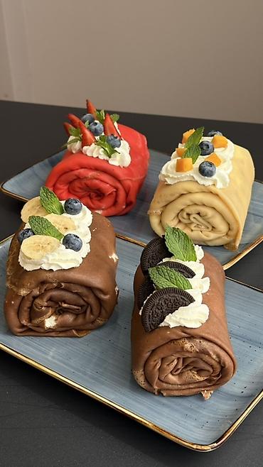 Съедобные букеты: Креп-роллы Crepe Poll Японские блинные роллы,сладкие нежные и — 7