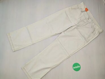 Spodnie: Spodnie, S (EU 36), wzór - Jednolity kolor, kolor - Biały