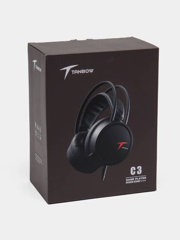 ноутбуки мини: Наушники с микрофоном TANBOW C3 Gaming с объемным звуком 7.1 -